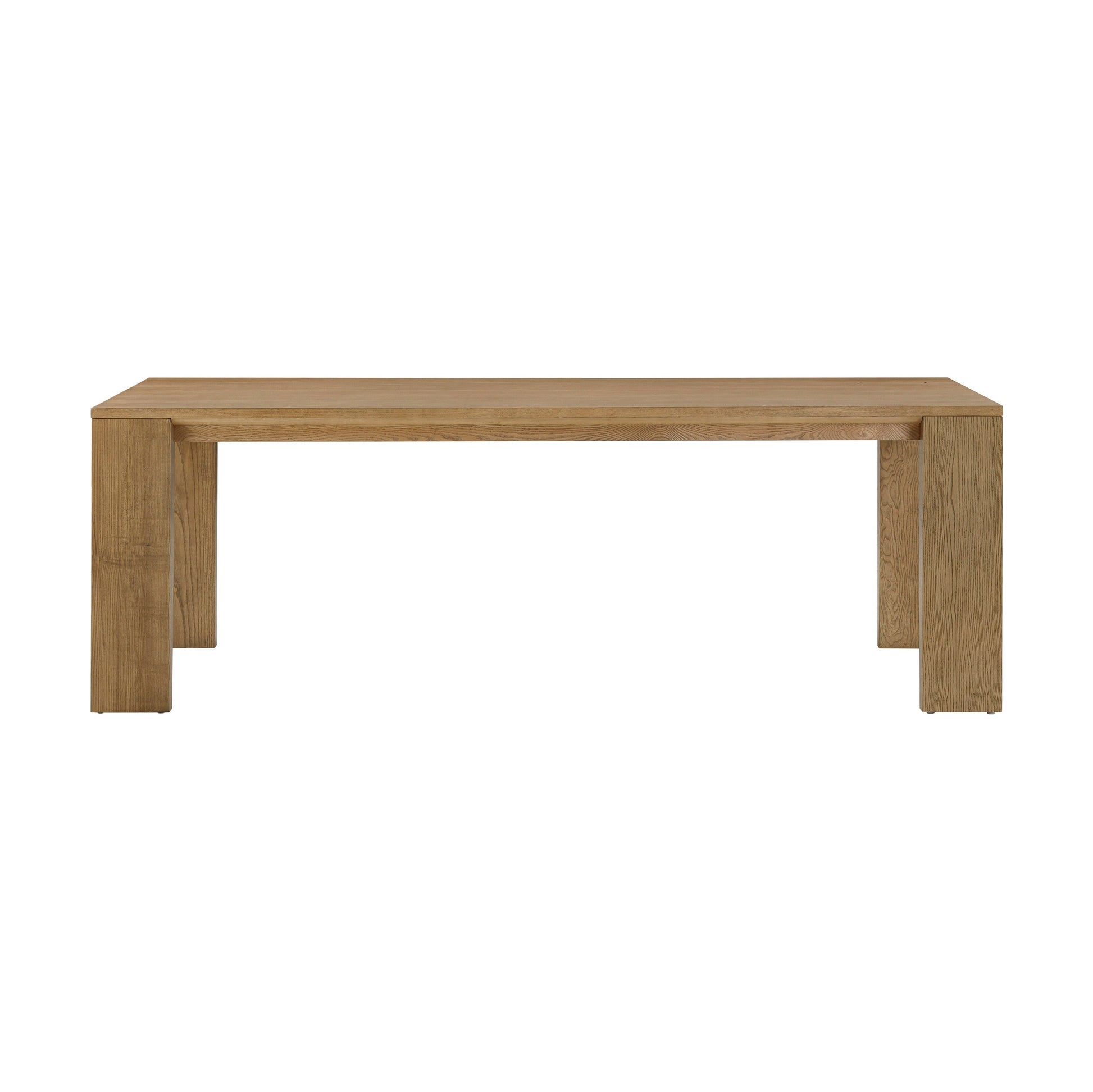 Polly 90 130 Natural Ash Extendable Rectangular Dining Table by TOV D54351