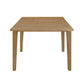 Polly 90 130 Natural Ash Extendable Rectangular Dining Table by TOV D54351