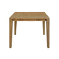 Polly 90 130 Natural Ash Extendable Rectangular Dining Table by TOV D54351