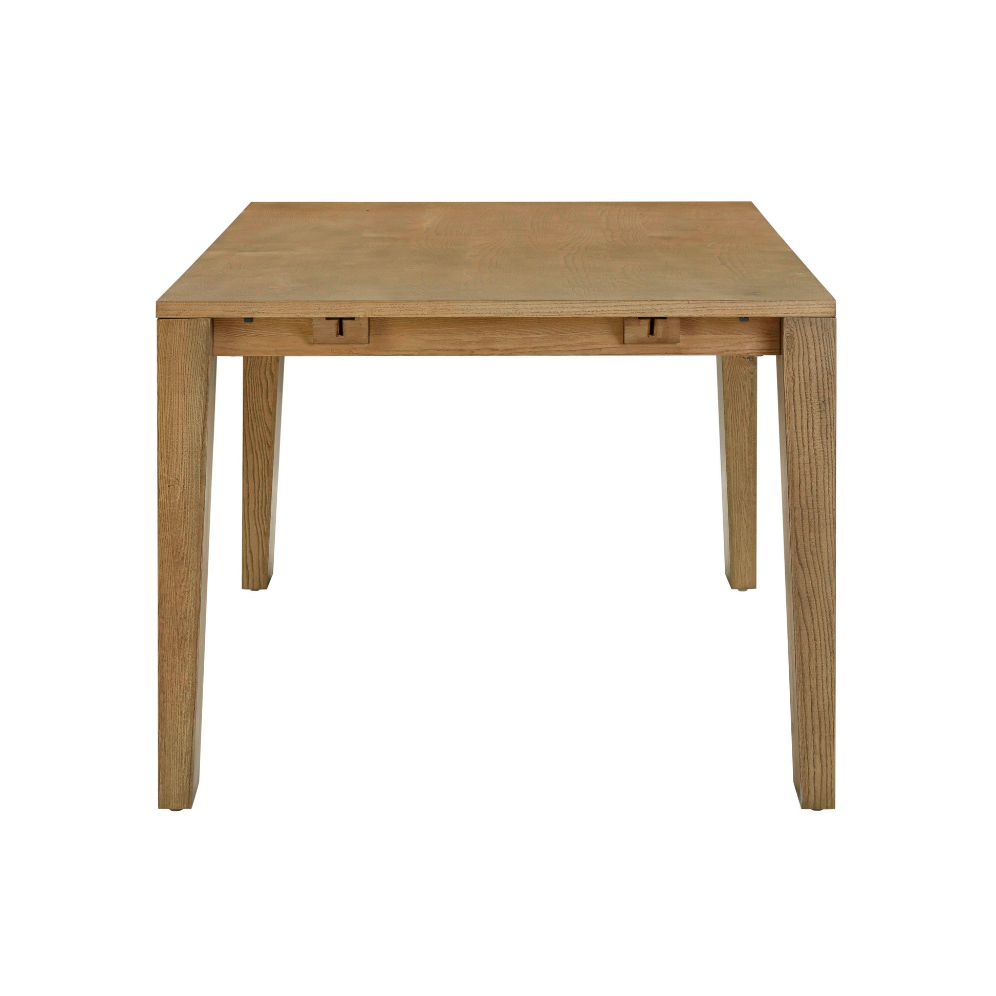 Polly 90 130 Natural Ash Extendable Rectangular Dining Table by TOV D54351