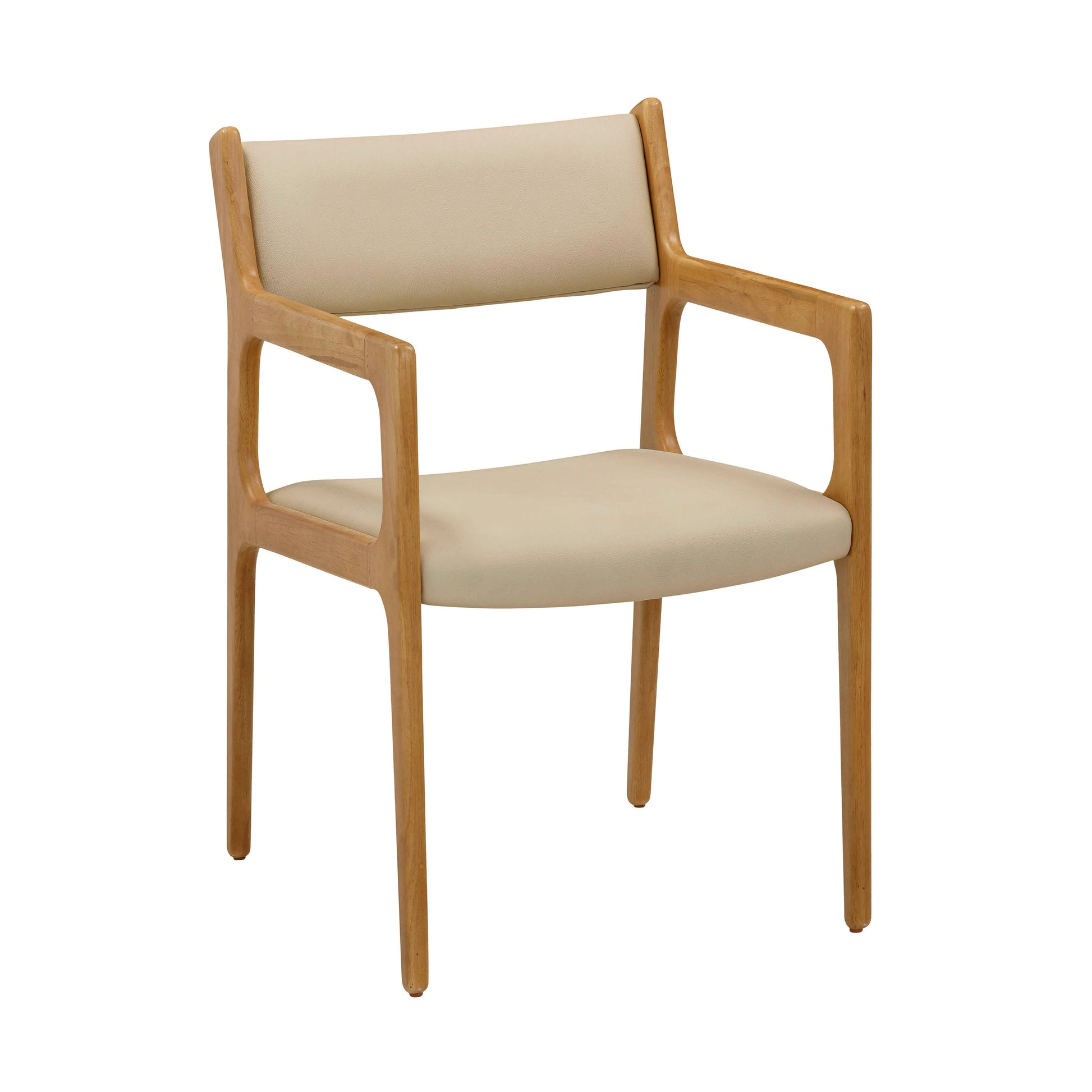 Ari Cream Performance Vegan Leather Dining Chair Set Of 2 by TOV D54353