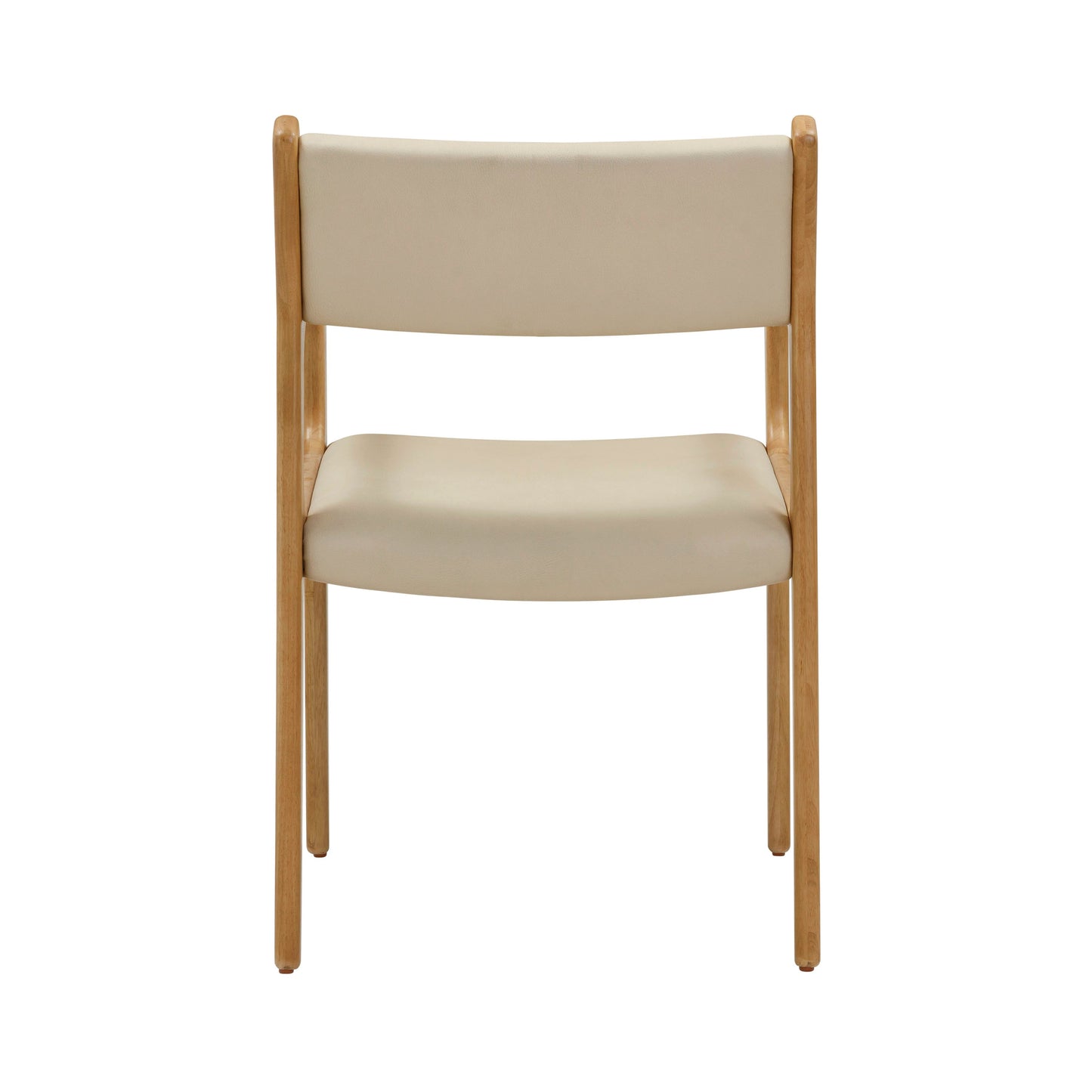 Ari Cream Performance Vegan Leather Dining Chair Set Of 2 by TOV D54353