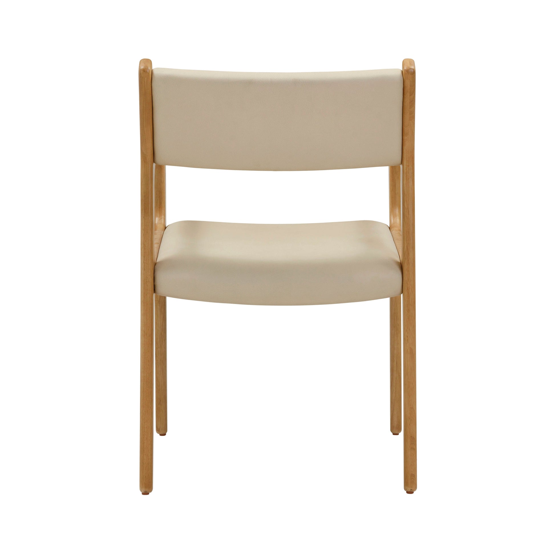 Ari Cream Performance Vegan Leather Dining Chair Set Of 2 by TOV D54353