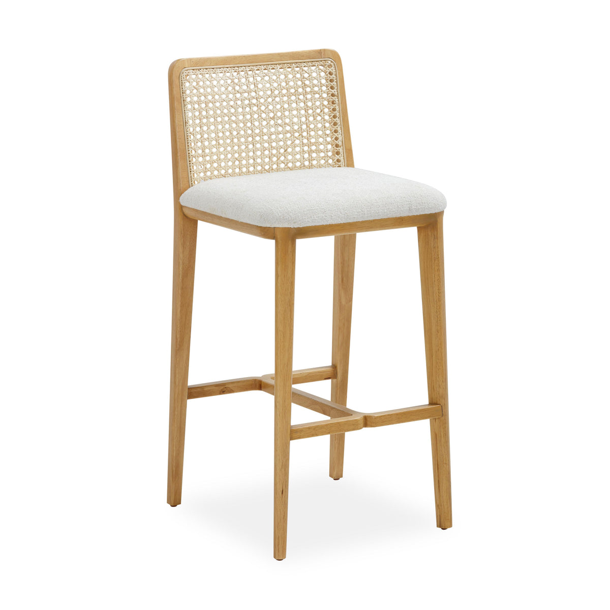 Gerri Performance Tweed and Rattan Counter Stool by TOV Furniture – photo 1 of 7