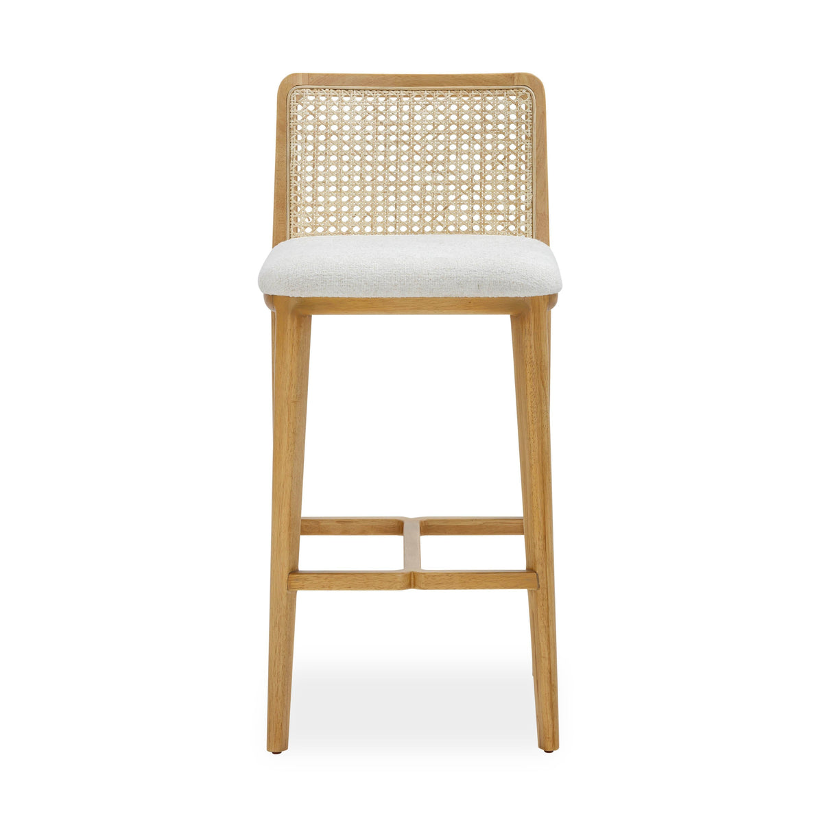 Gerri Performance Tweed and Rattan Counter Stool by TOV Furniture – photo 3 of 7