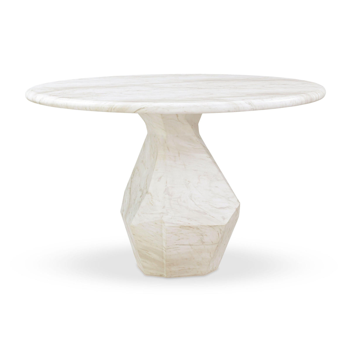 Esme 48" Faux Marble Indoor/Outdoor Round Dining Table by TOV Furniture – photo 3 of 8