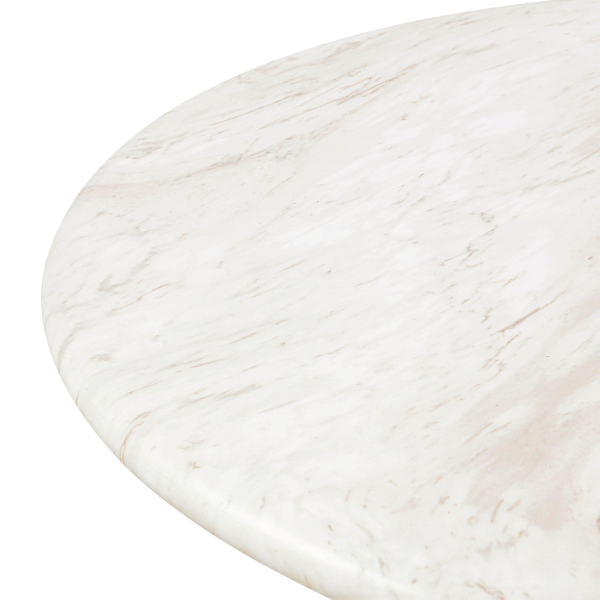 Esme 48" Faux Marble Indoor/Outdoor Round Dining Table by TOV Furniture – photo 6 of 8