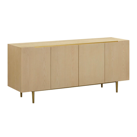 Echo 70" Washed Natural Ash Sideboard Natural by Tov Furniture