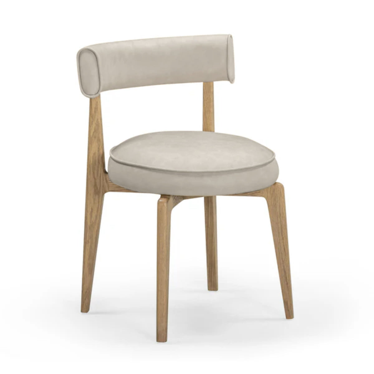 Nikita Taupe Performance Vegan Leather Dining Chair by TOV Furniture – photo 3 of 8