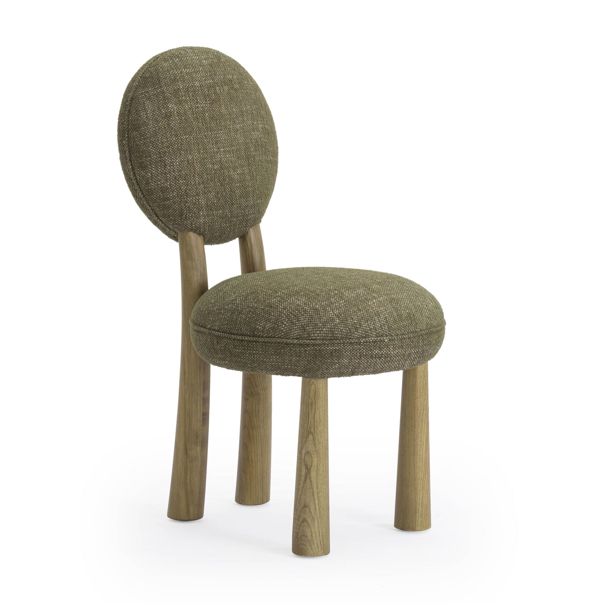 Sulley Olive Green Performance Basketweave Fabric Dining Chair by TOV Furniture – photo 1 of 8