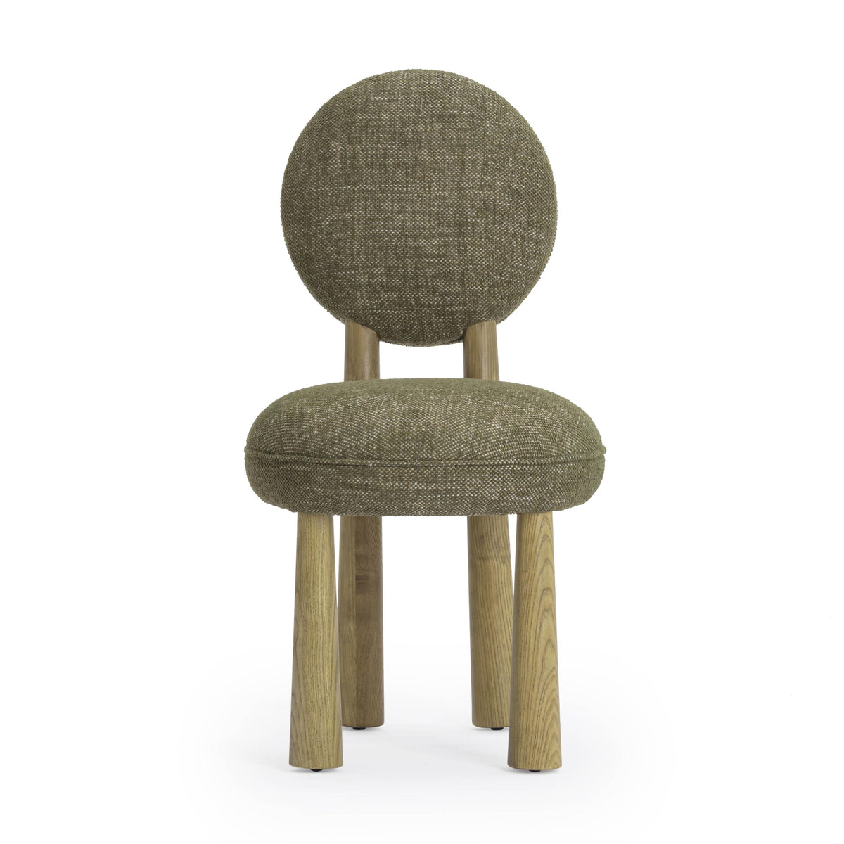Sulley Olive Green Performance Basketweave Fabric Dining Chair by TOV Furniture – photo 3 of 8