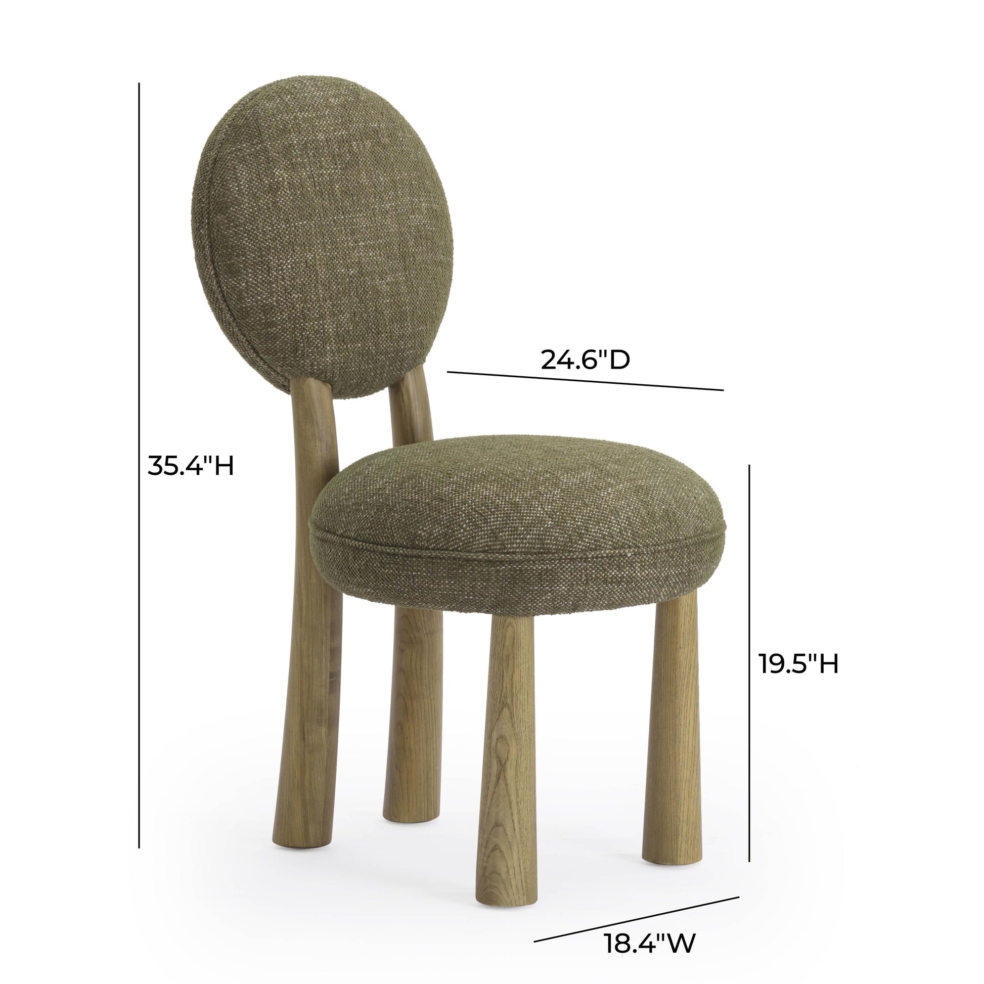 Sulley Basketweave Dining Chair by TOV D54491