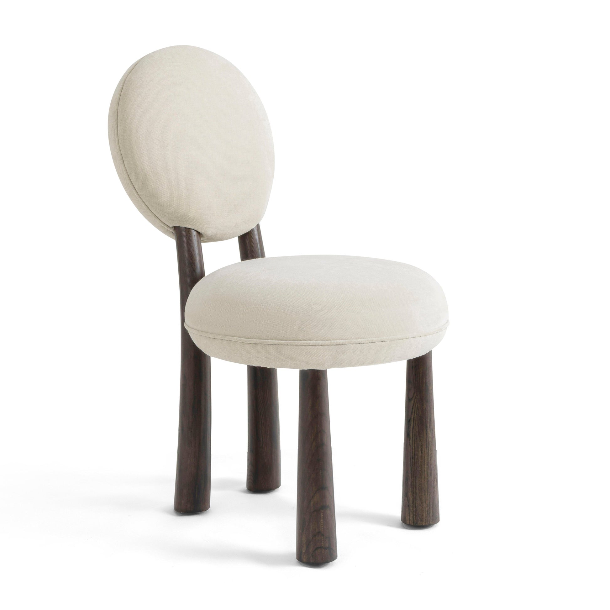 Sulley Cream Performance Chenille Dining Chair by TOV D54493