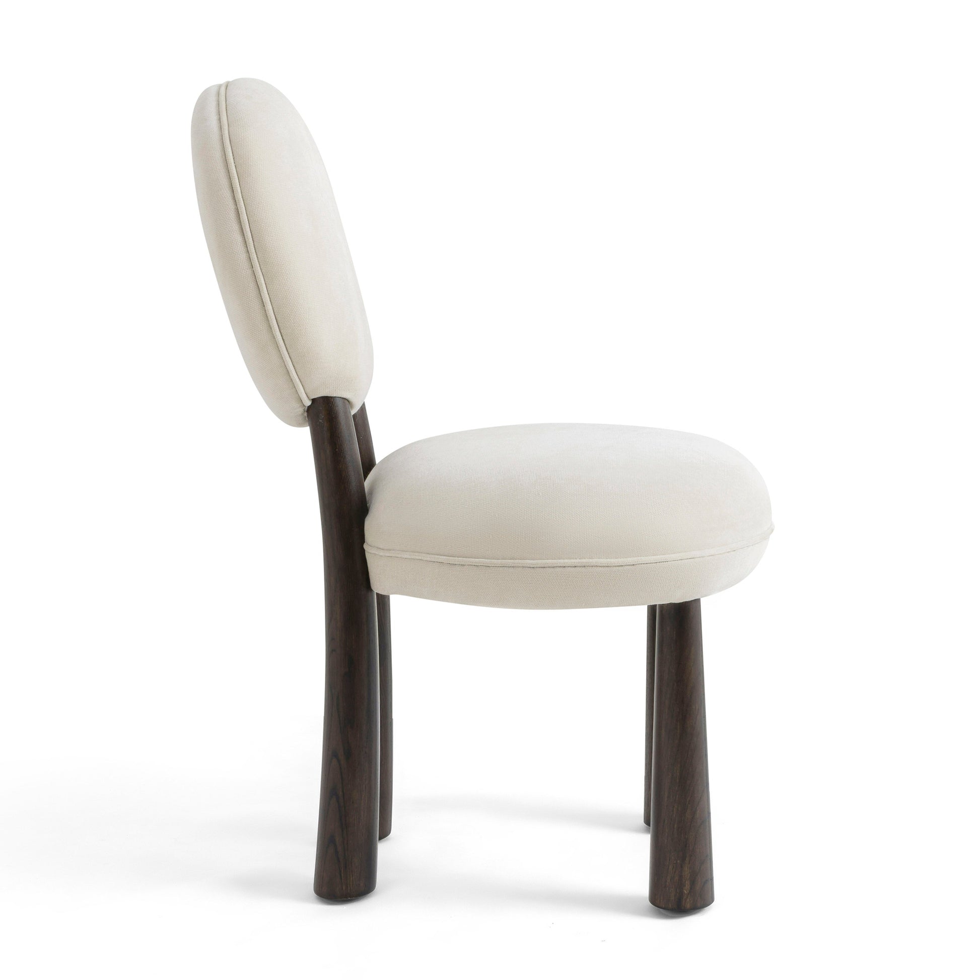Sulley Cream Performance Chenille Dining Chair by TOV D54493
