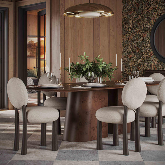 Sulley Cream Performance Chenille Dining Chair by TOV Furniture – photo 2 of 8