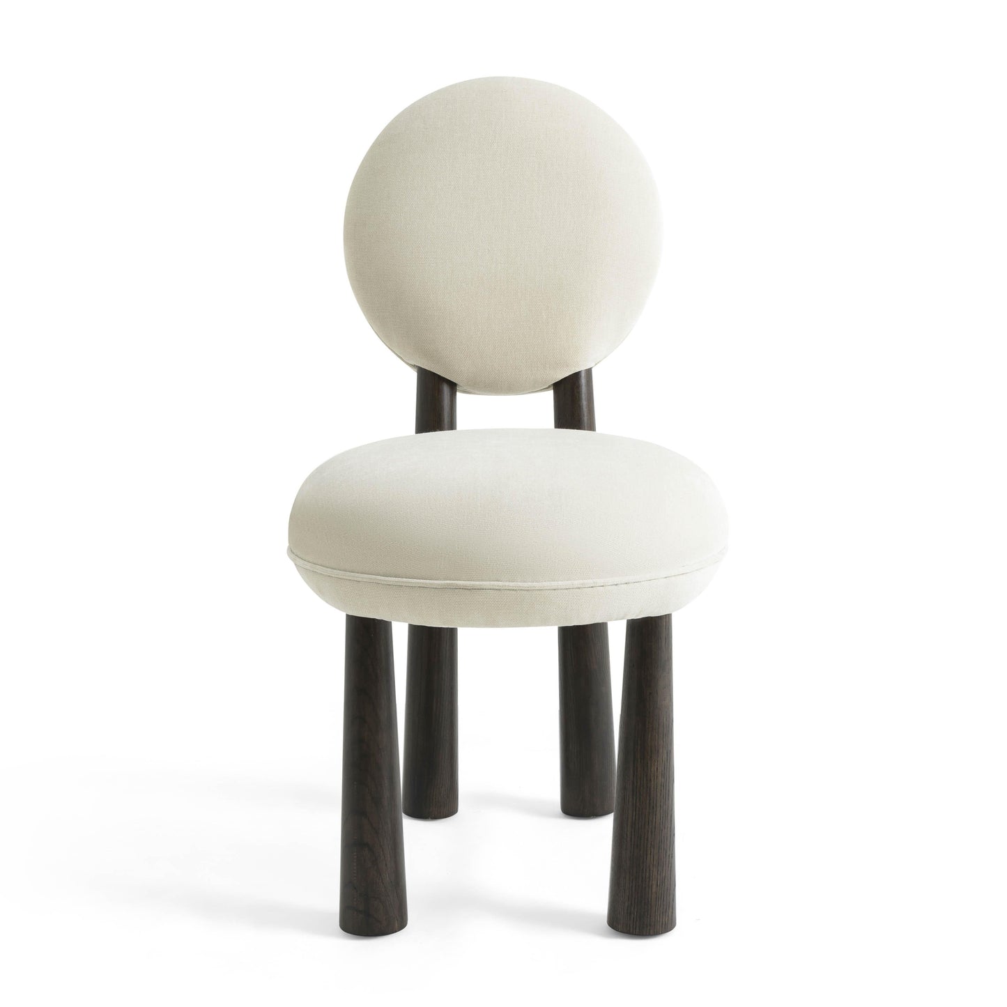 Sulley Cream Performance Chenille Dining Chair Cream by Tov Furniture