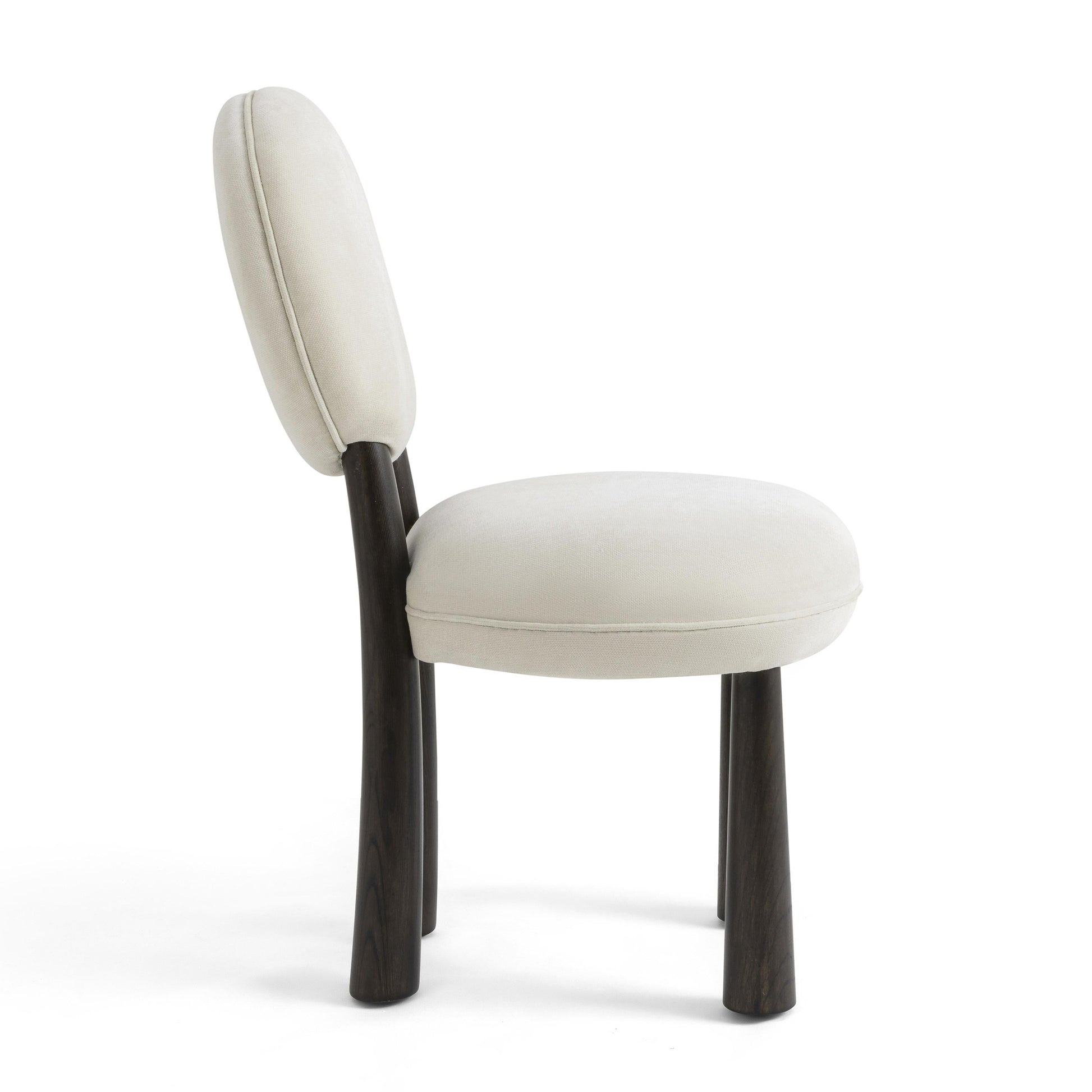Sulley Cream Performance Chenille Dining Chair Cream by Tov Furniture