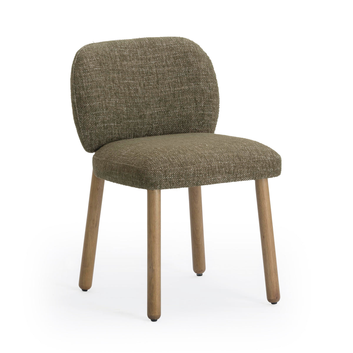 Foxy Olive Green Performance Textured Fabric Dining Chair by TOV Furniture – photo 1 of 7