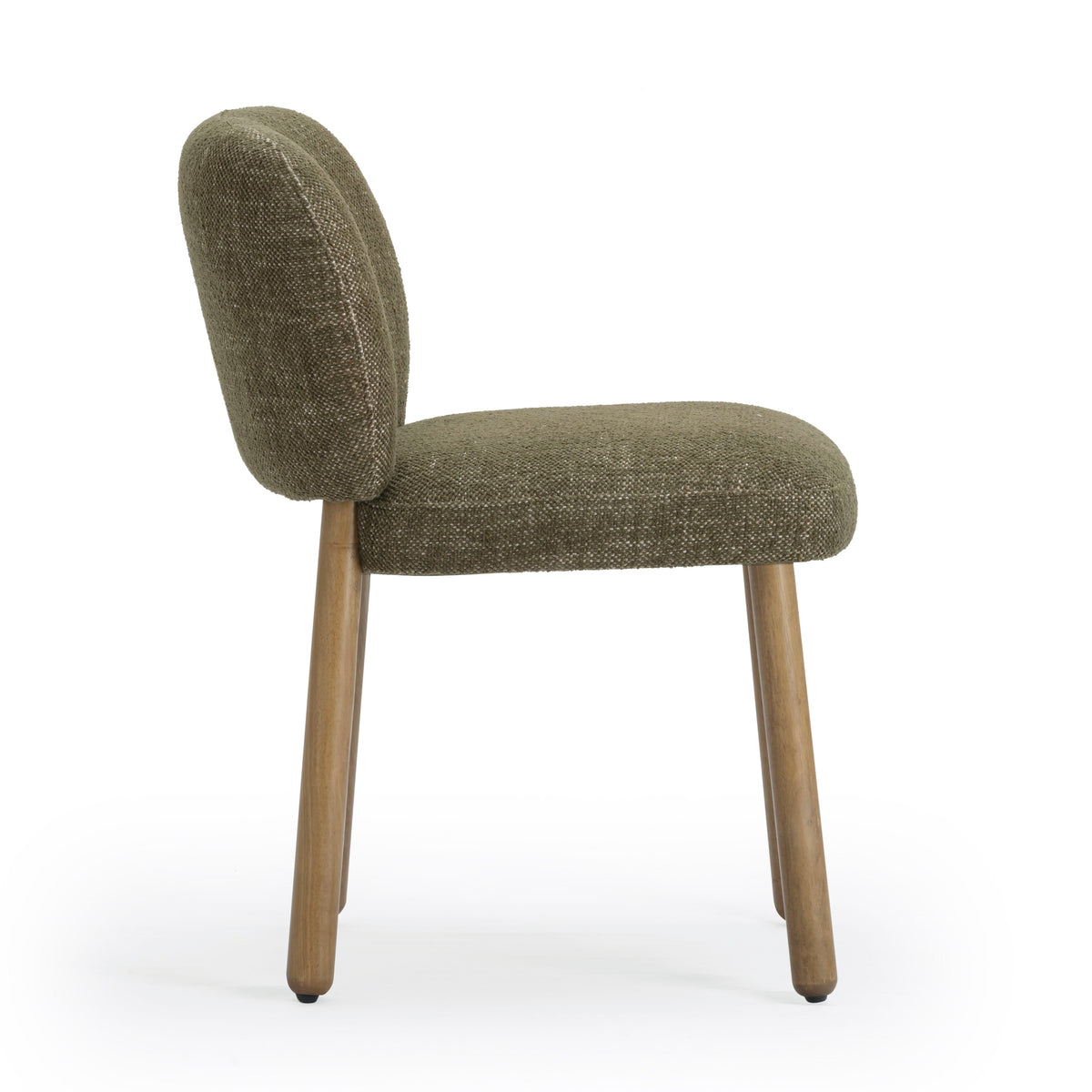 Foxy Olive Green Performance Textured Fabric Dining Chair by TOV Furniture – photo 4 of 7