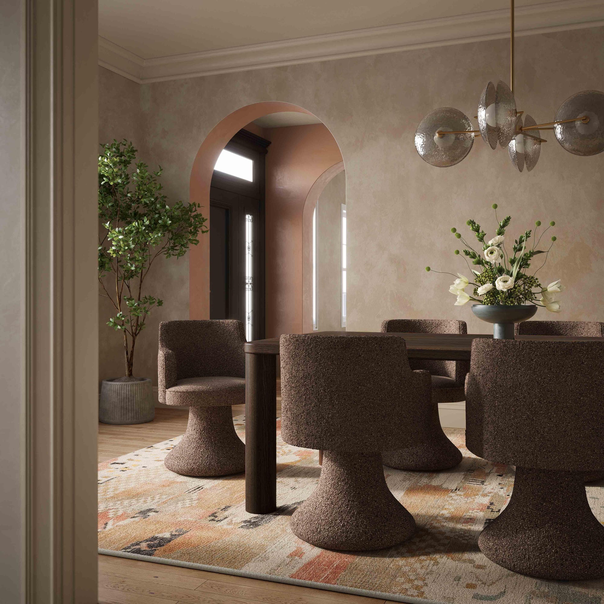 Akola 106 Oak Rectangular Dining Table by TOV D54248