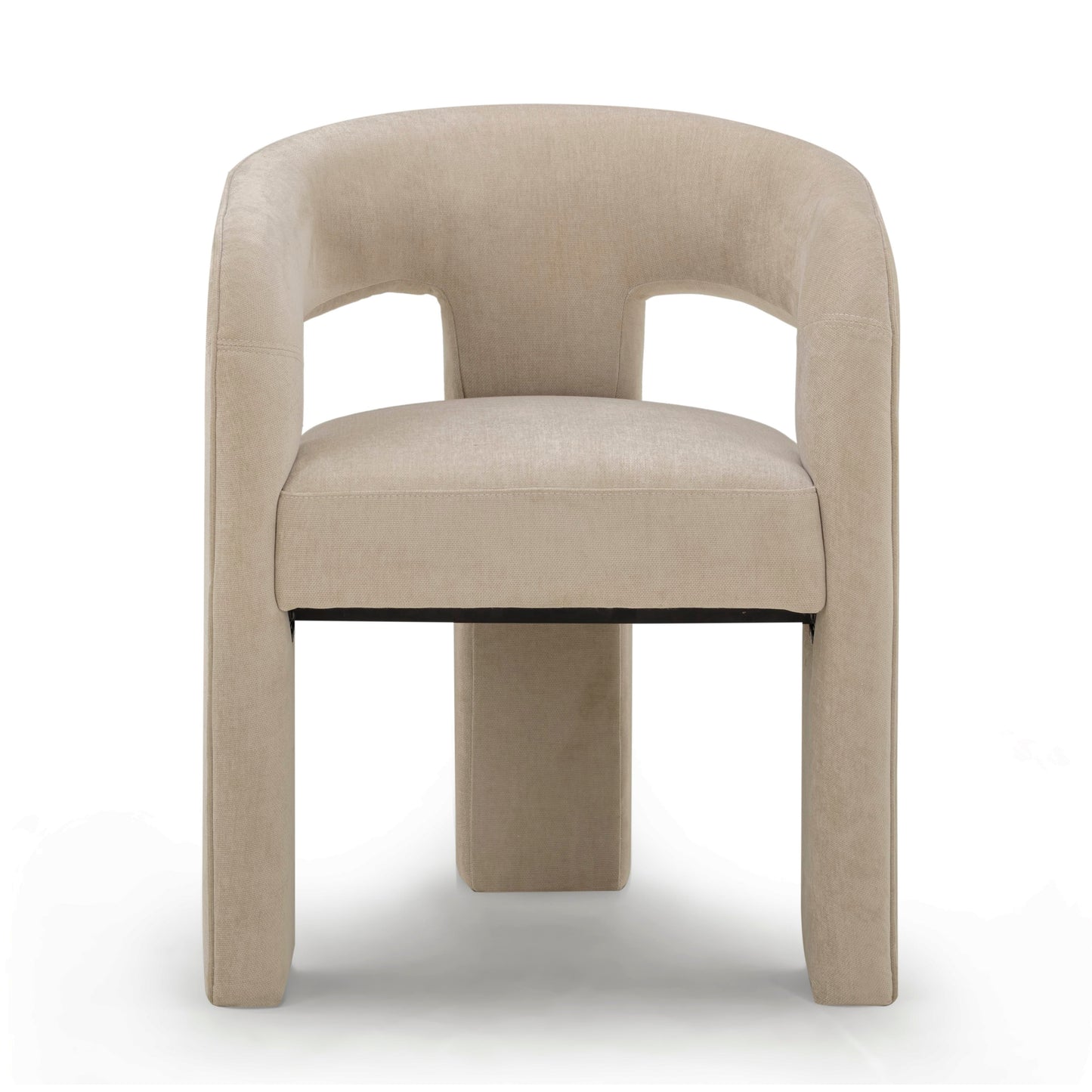 Malone Performance Chenille Dining Chair Taupe by Tov Furniture