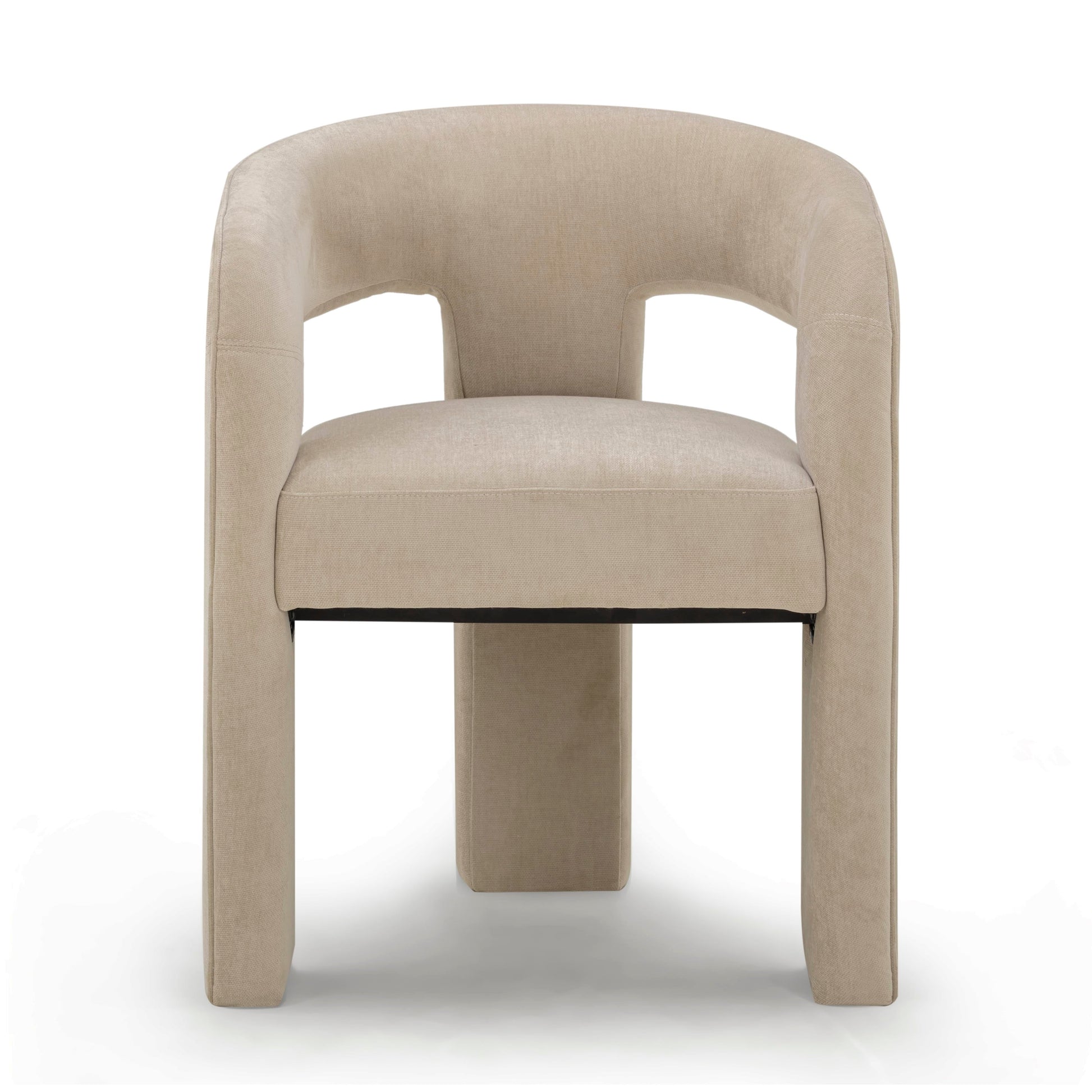 Malone Performance Chenille Dining Chair Taupe by Tov Furniture