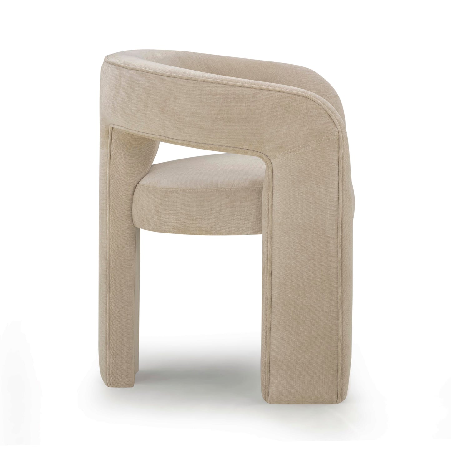 Malone Performance Chenille Dining Chair Taupe by Tov Furniture