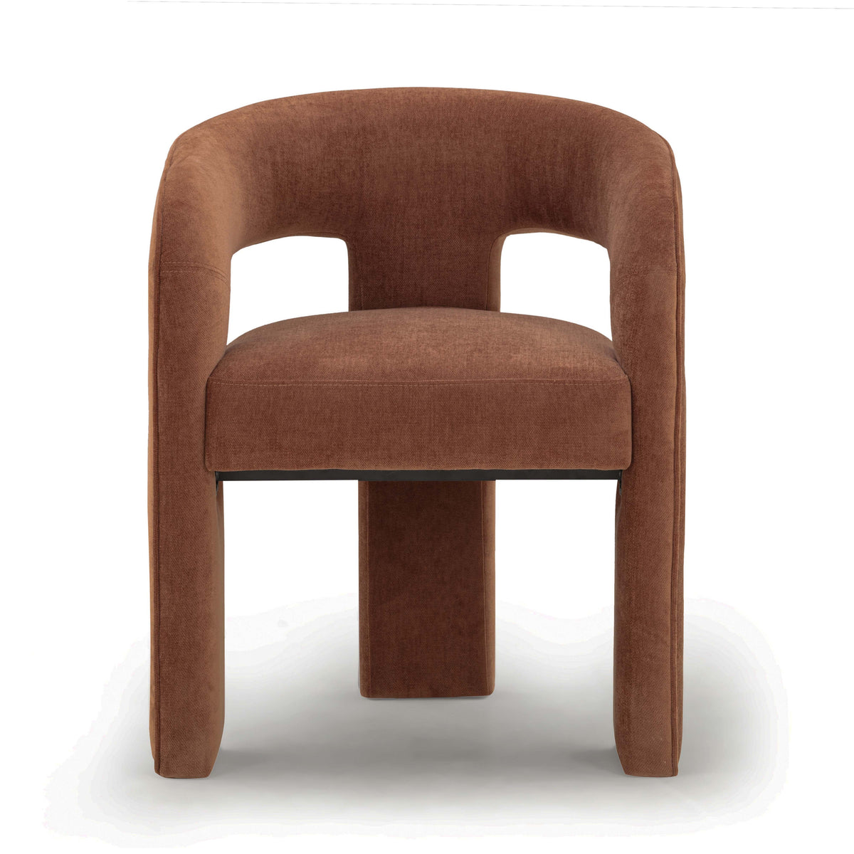 Malone Rust Red Performance Chenille Dining Chair by TOV Furniture – photo 1 of 7