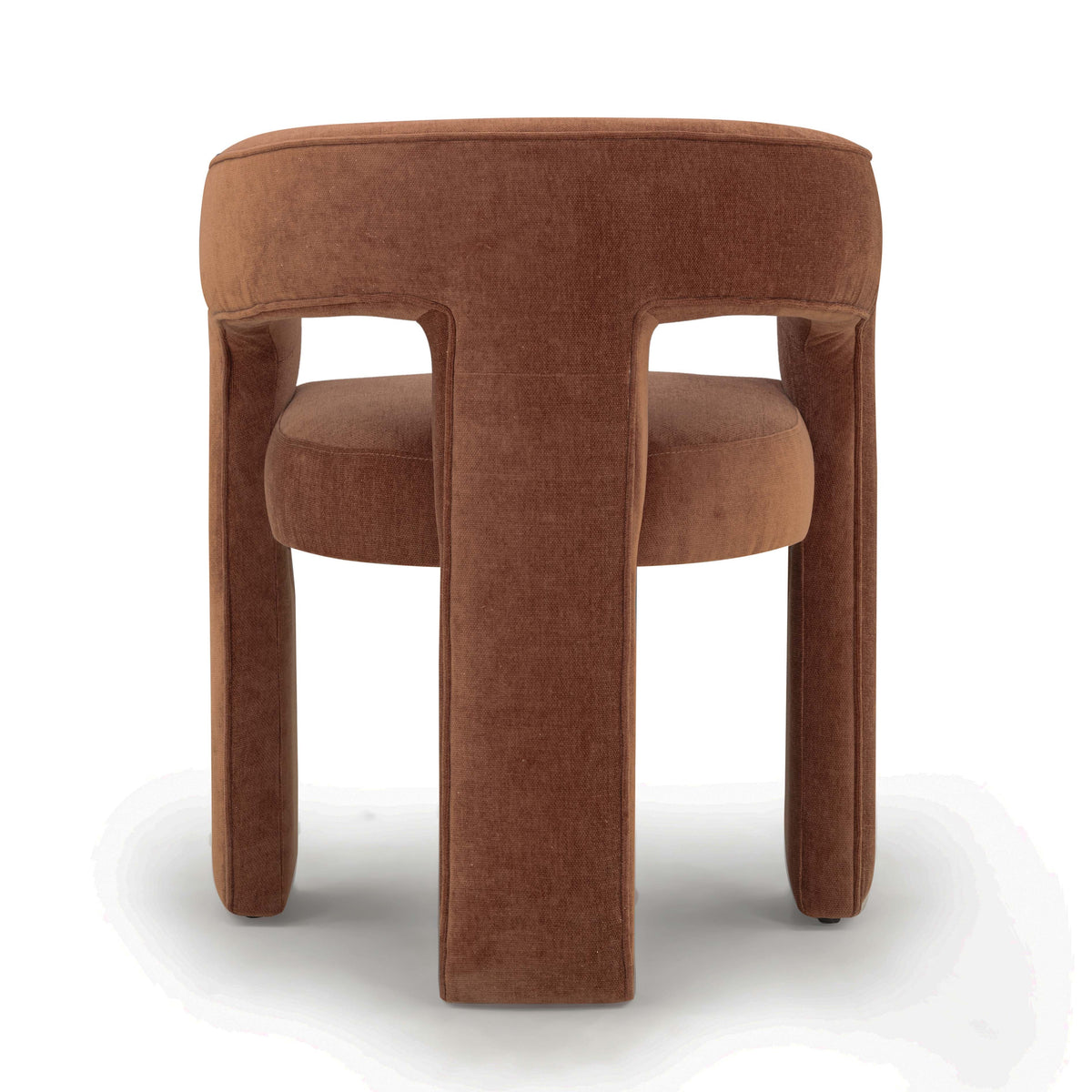 Malone Rust Red Performance Chenille Dining Chair by TOV Furniture – photo 5 of 7