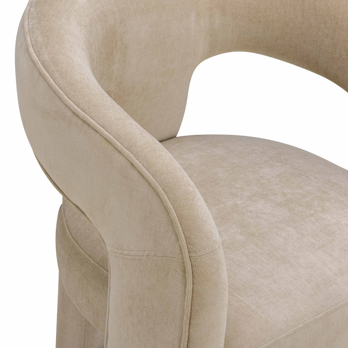 Malone Taupe Performance Chenille Counter Stool by TOV Furniture – photo 6 of 8