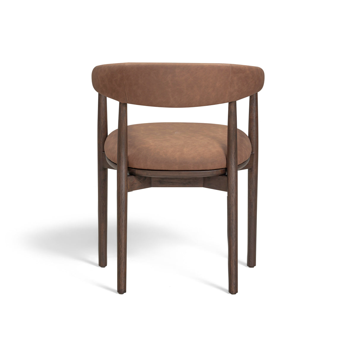 Vina Brown Performance Vegan Leather Dining Chair by TOV Furniture – photo 5 of 8