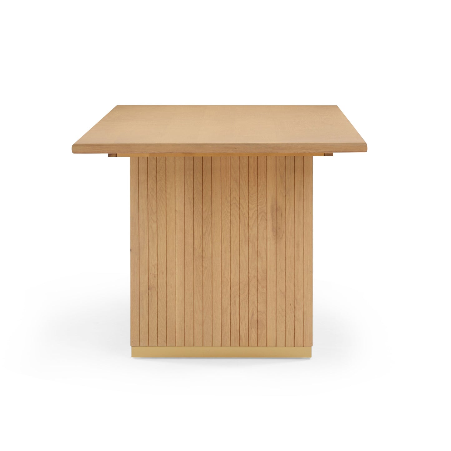 Chelsea 79" Natural Oak Wood Rectangular Dining Table Natural by Tov Furniture