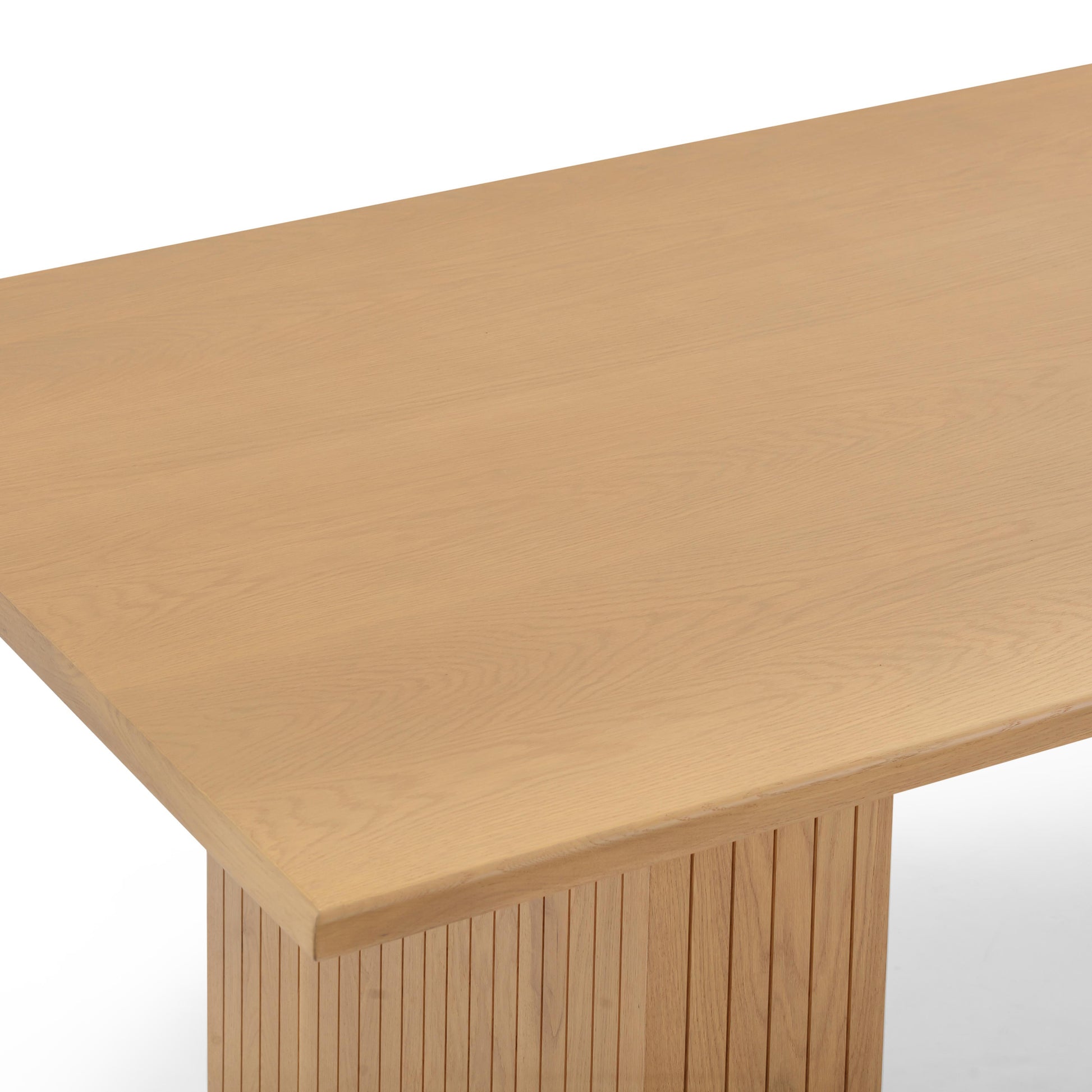 Chelsea 79" Natural Oak Wood Rectangular Dining Table Natural by Tov Furniture
