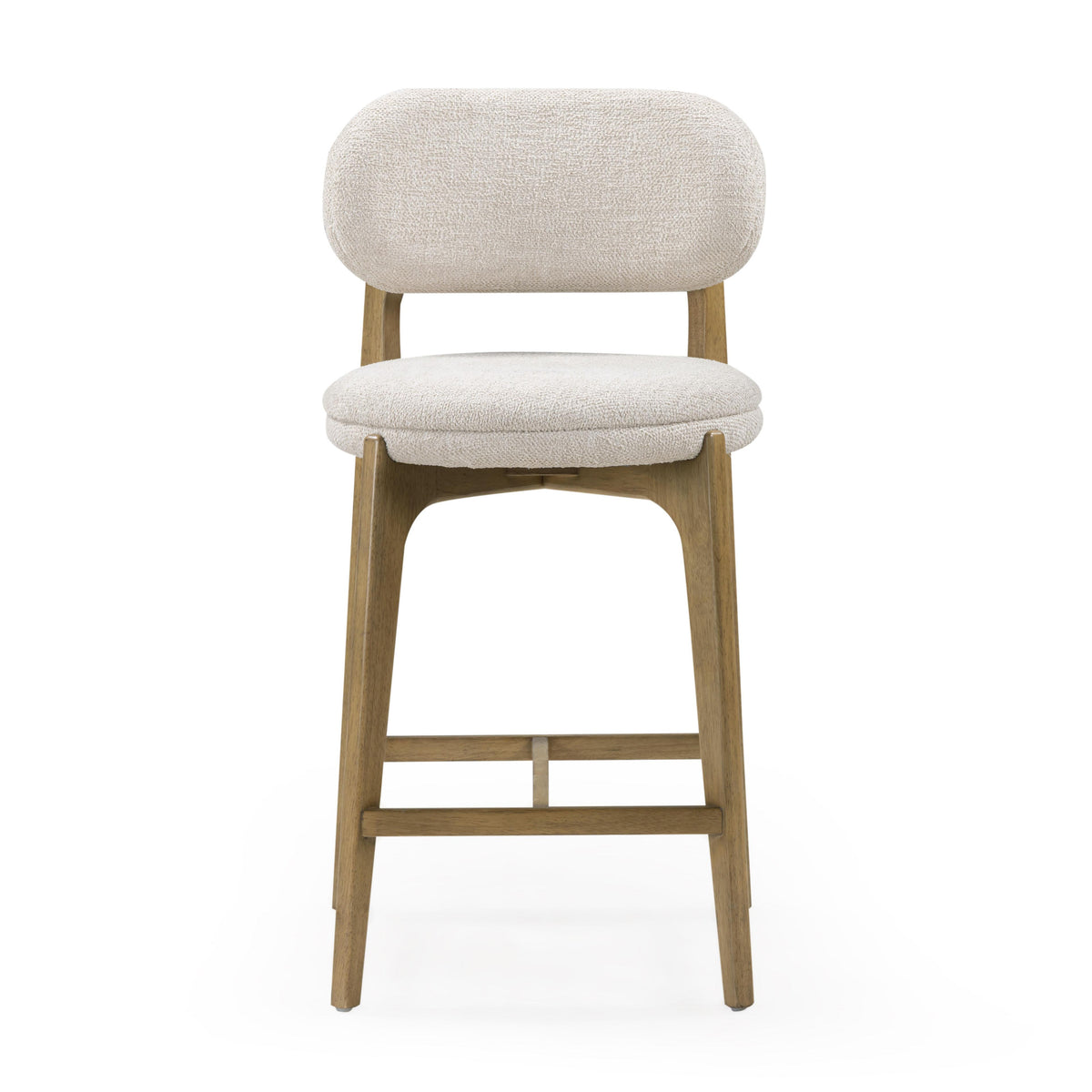 Carnation Cream Performance Fabric Counter Stool by TOV Furniture – photo 2 of 9