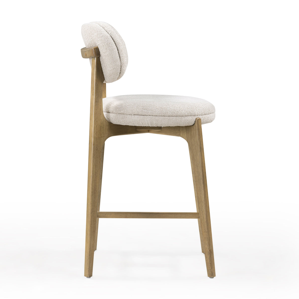 Carnation Cream Performance Fabric Counter Stool by TOV Furniture – photo 3 of 9