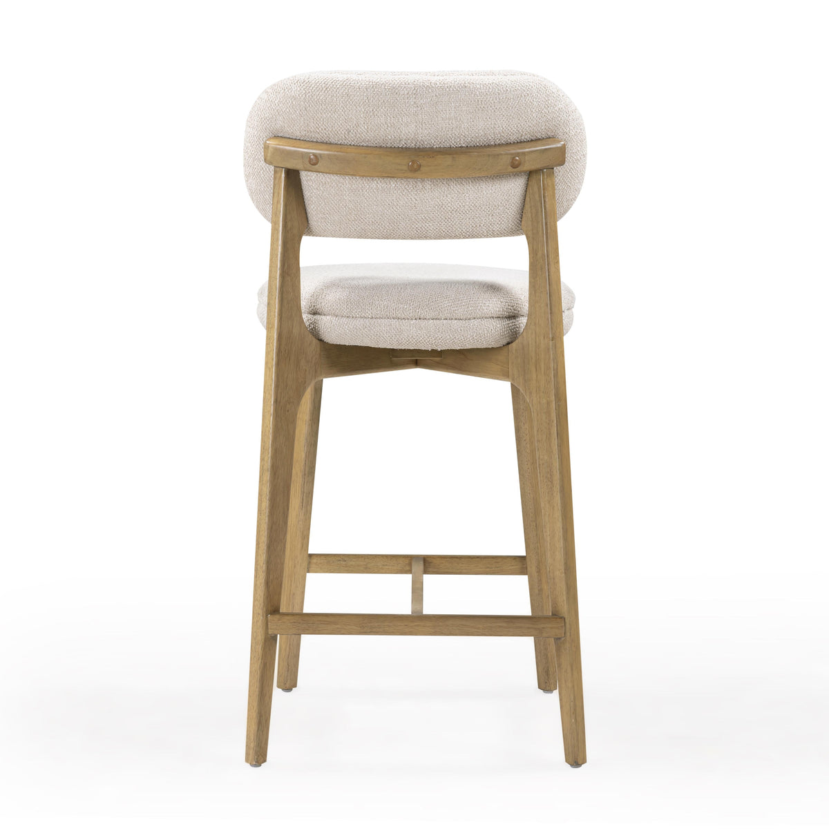 Carnation Cream Performance Fabric Counter Stool by TOV Furniture – photo 4 of 9