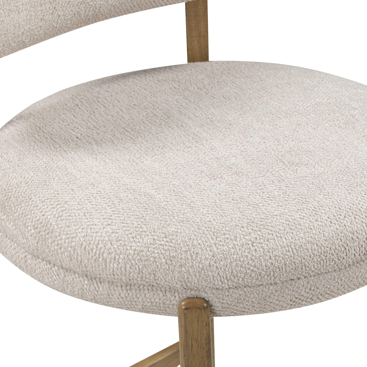 Carnation Cream Performance Fabric Counter Stool by TOV Furniture – photo 6 of 9