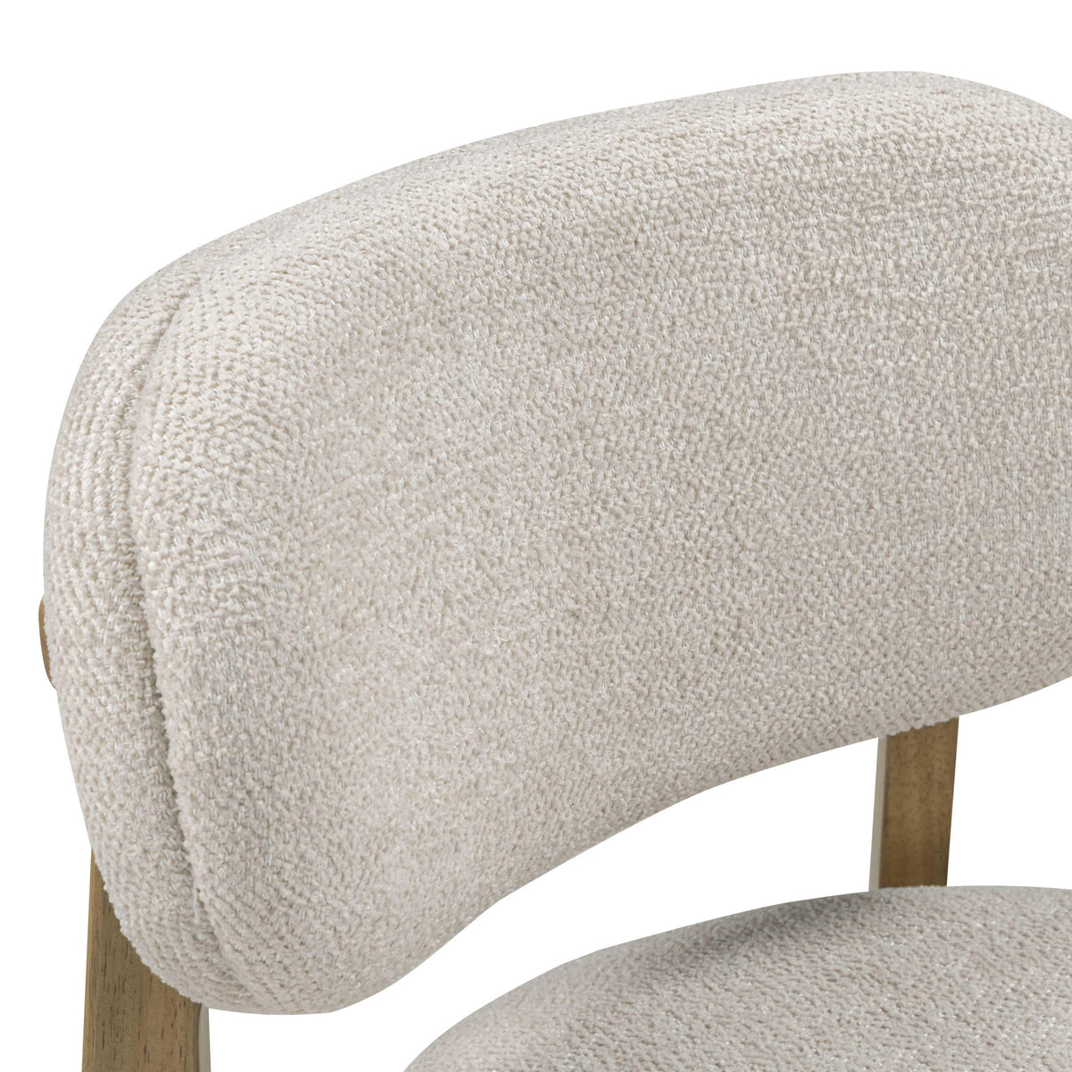 Carnation Cream Performance Fabric Counter Stool by TOV Furniture – photo 7 of 9