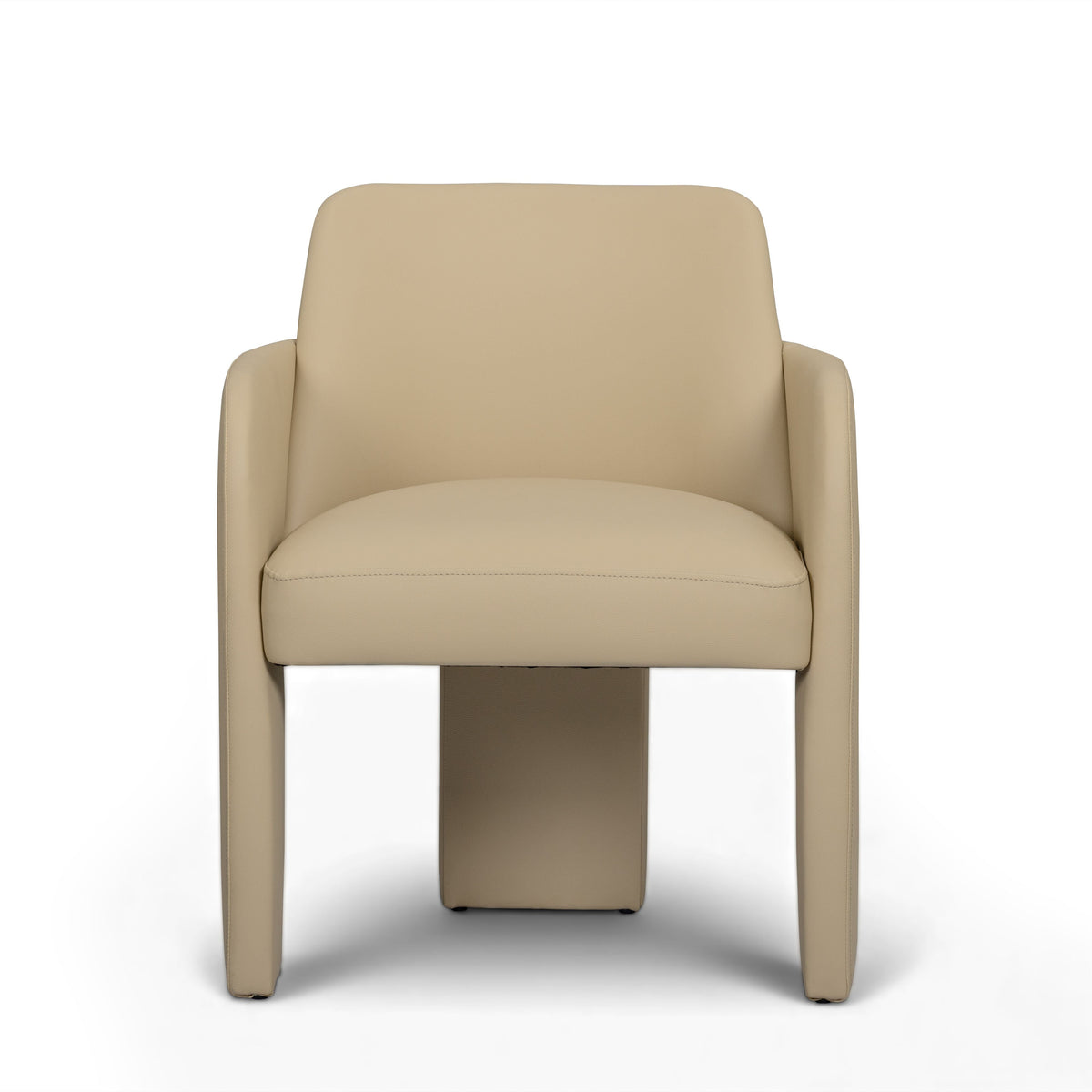 Leo Taupe Performance Vegan Leather Dining Chair by TOV Furniture – photo 1 of 5