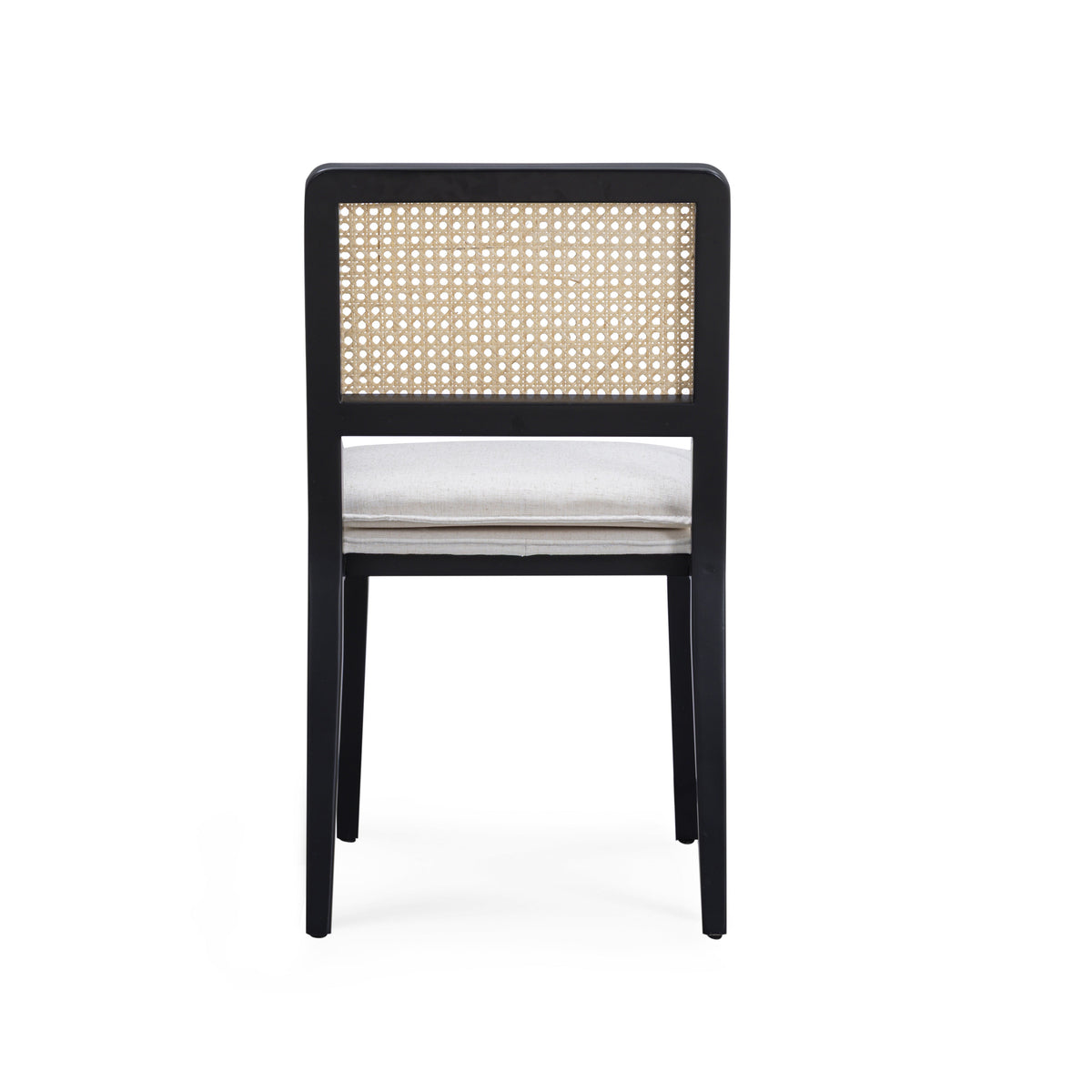 Tassina Cream Upcycled Performance Linen Dining Chair by TOV Furniture – photo 5 of 7