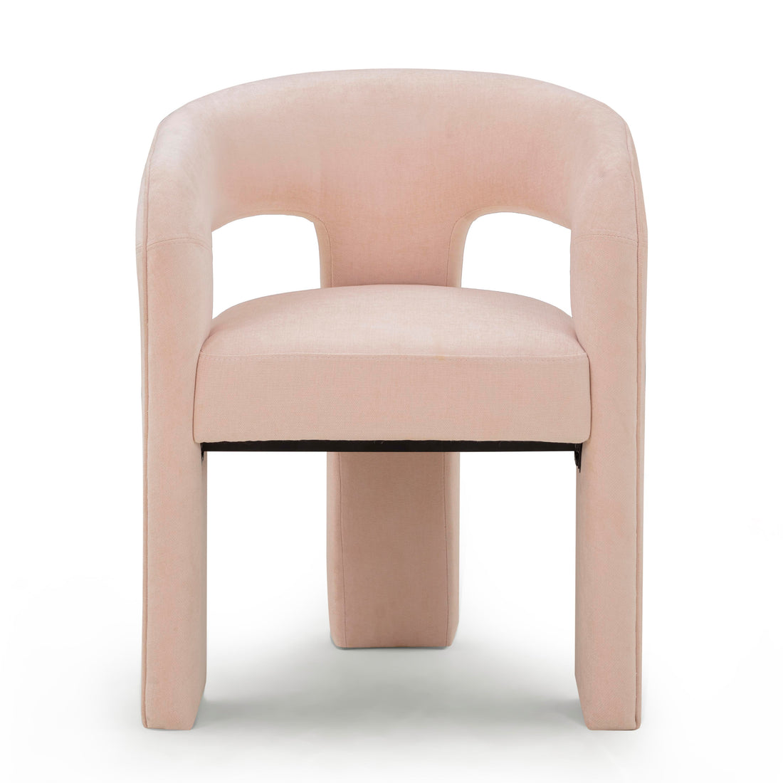Malone Performance Chenille Dining Chair Blush by Tov Furniture