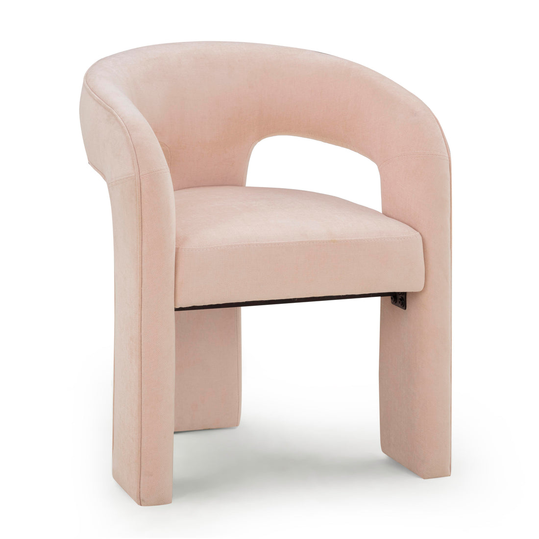 Malone Performance Chenille Dining Chair Blush by Tov Furniture