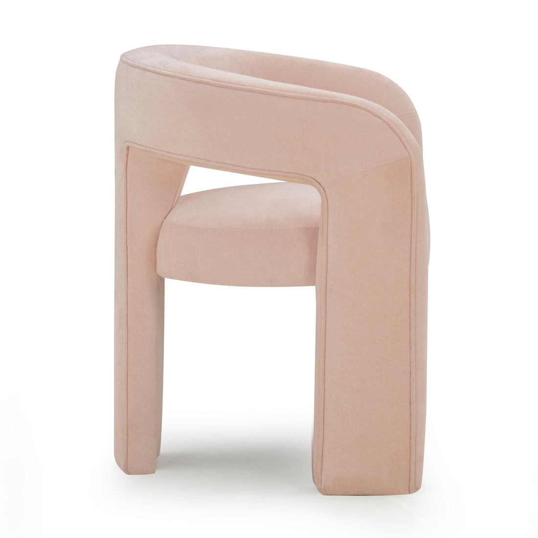 Malone Performance Chenille Dining Chair Blush by Tov Furniture