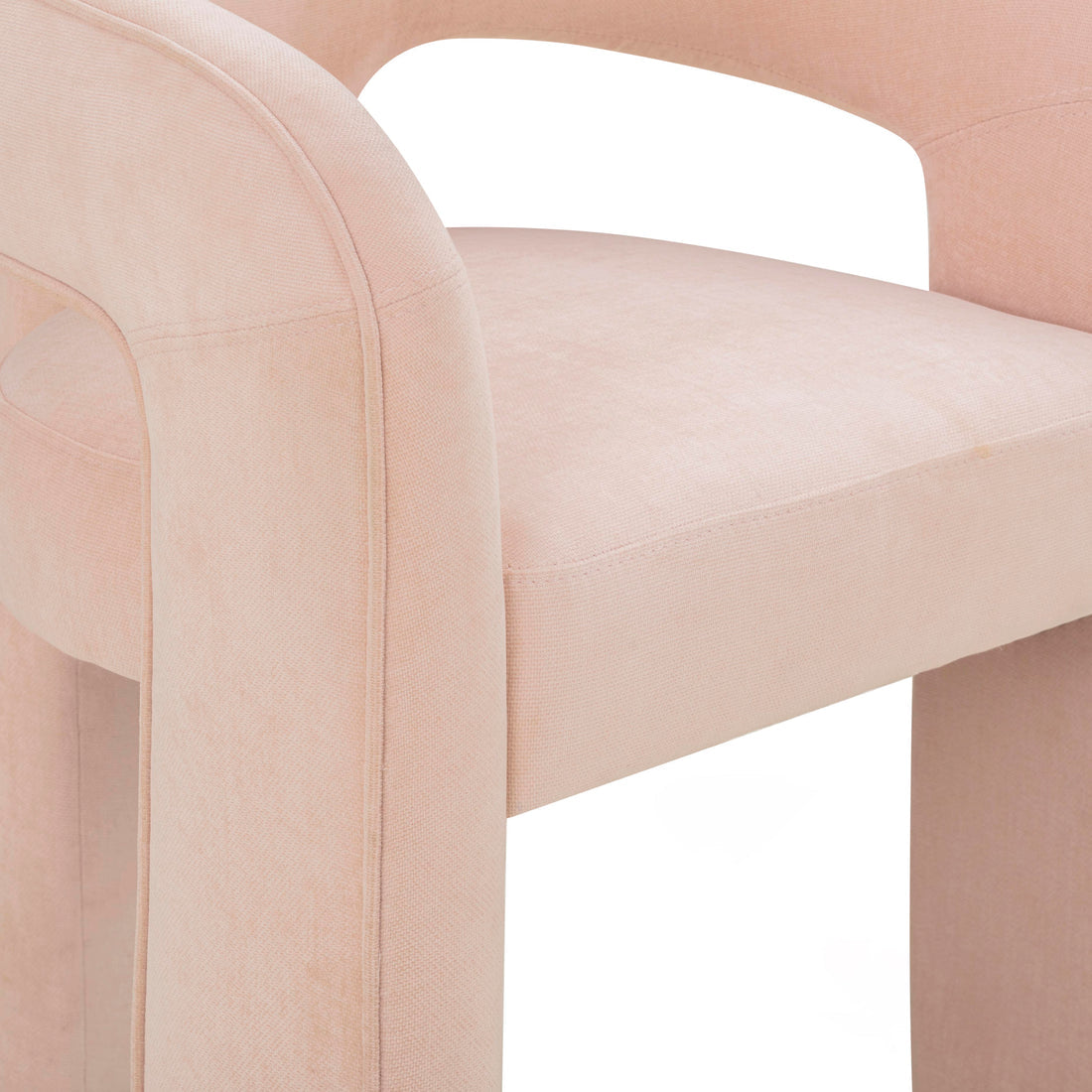 Malone Performance Chenille Dining Chair Blush by Tov Furniture