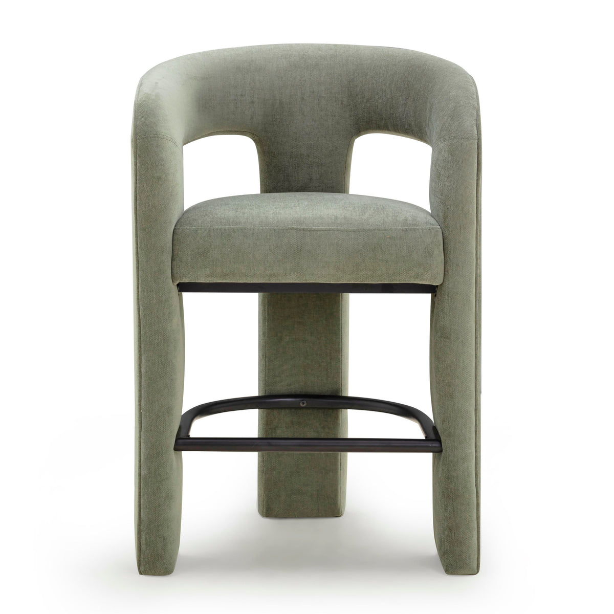 Malone Green Perfomance Fabric Counter Stool by TOV Furniture – photo 1 of 7
