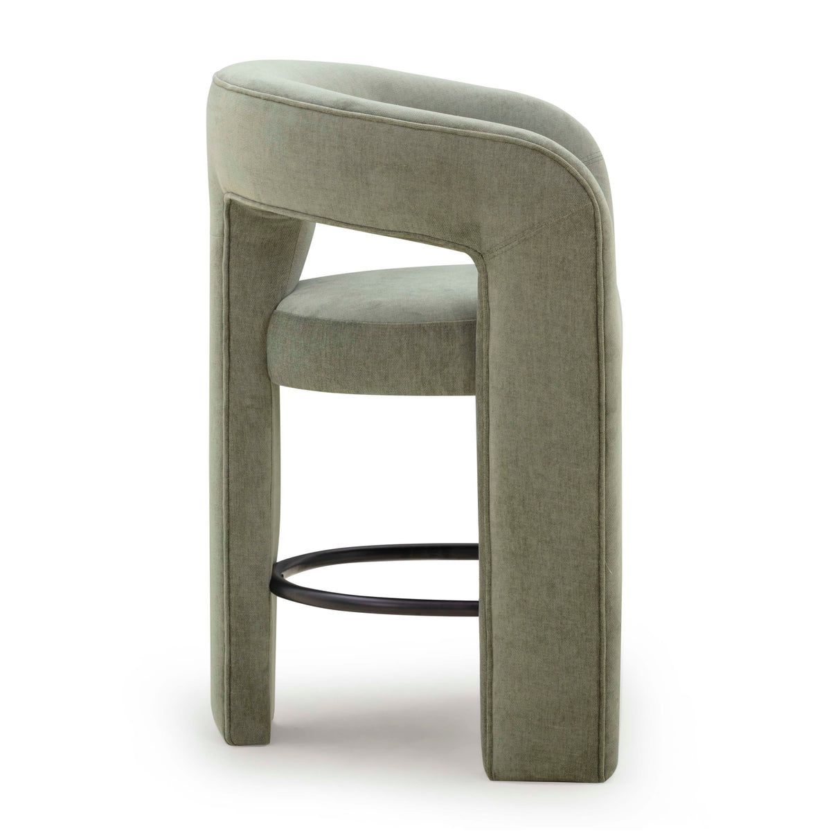 Malone Green Perfomance Fabric Counter Stool by TOV Furniture – photo 3 of 7