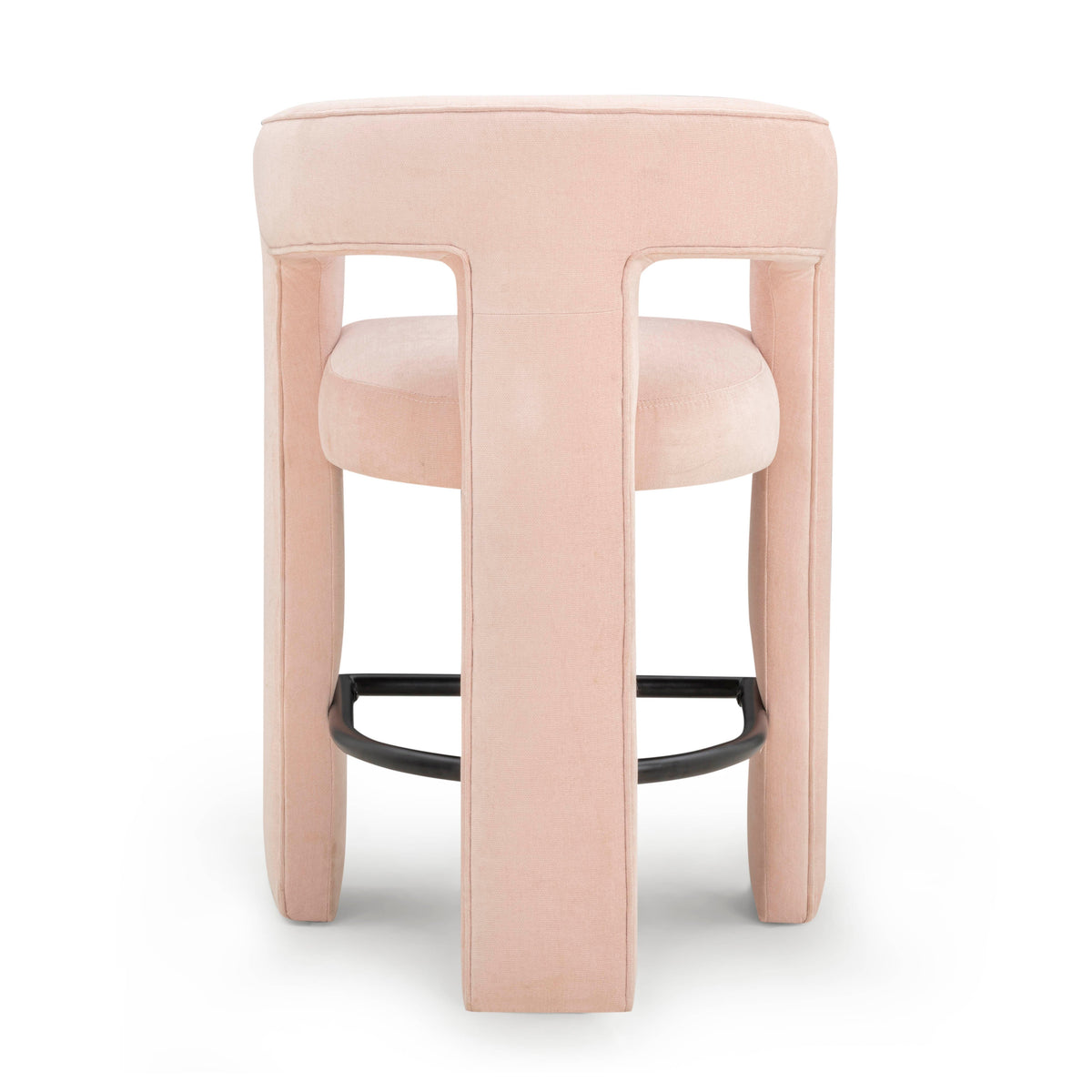 Malone Blush Perfomance Fabric Counter Stool by TOV Furniture – photo 5 of 7