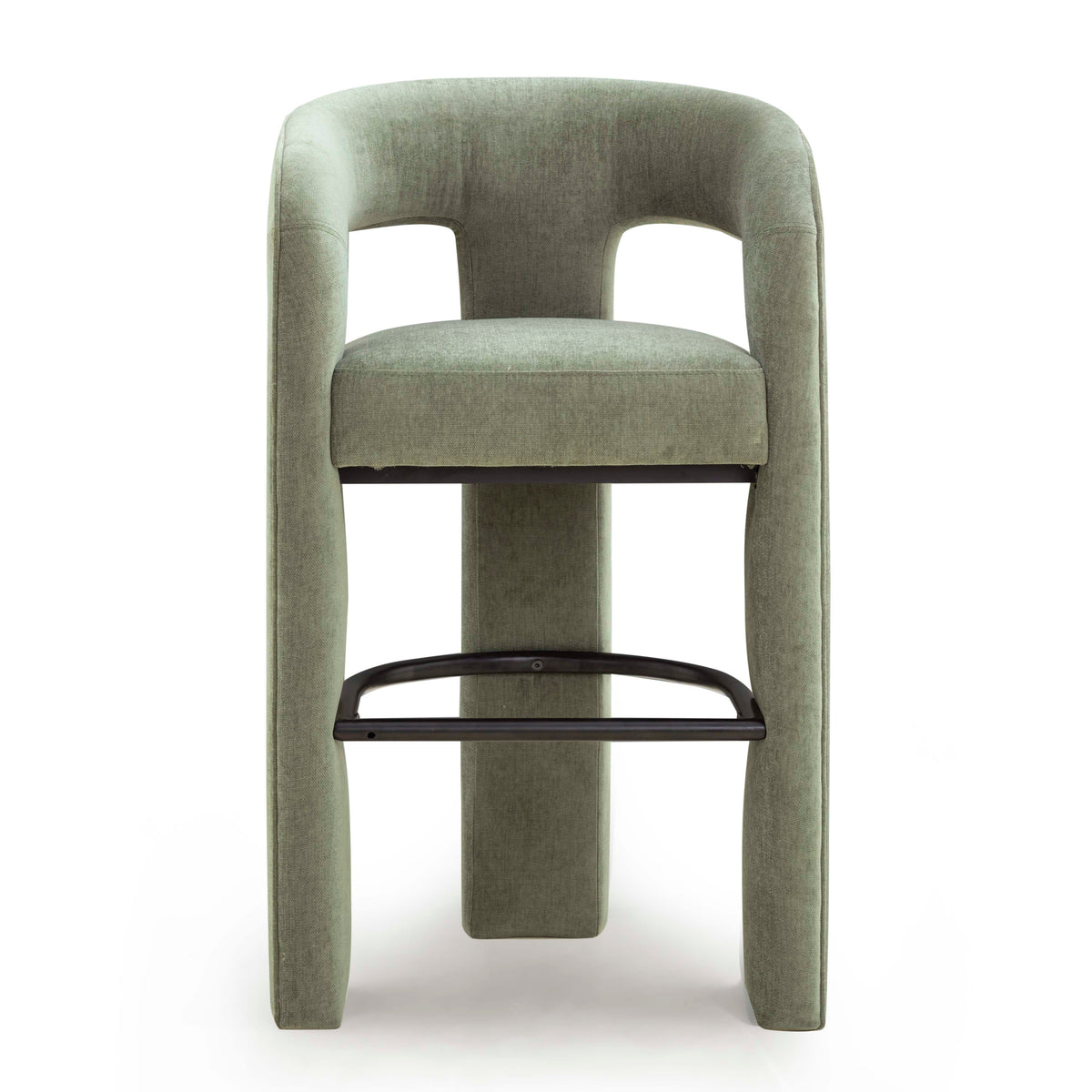 Malone Green Perfomance Fabric Bar Stool by TOV Furniture – photo 1 of 7