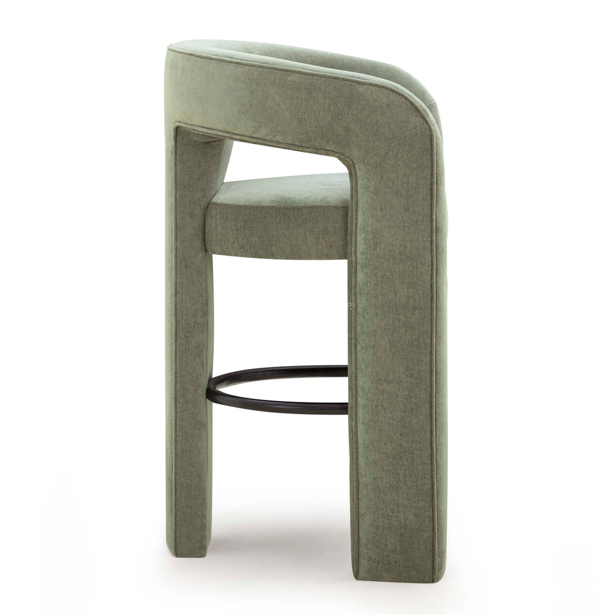 Malone Green Perfomance Fabric Bar Stool by TOV Furniture – photo 3 of 7