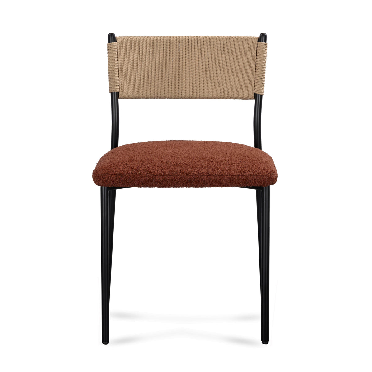 Celine Maroon Performance Boucle Dining Chair - Set of 2 by TOV Furniture – photo 4 of 8